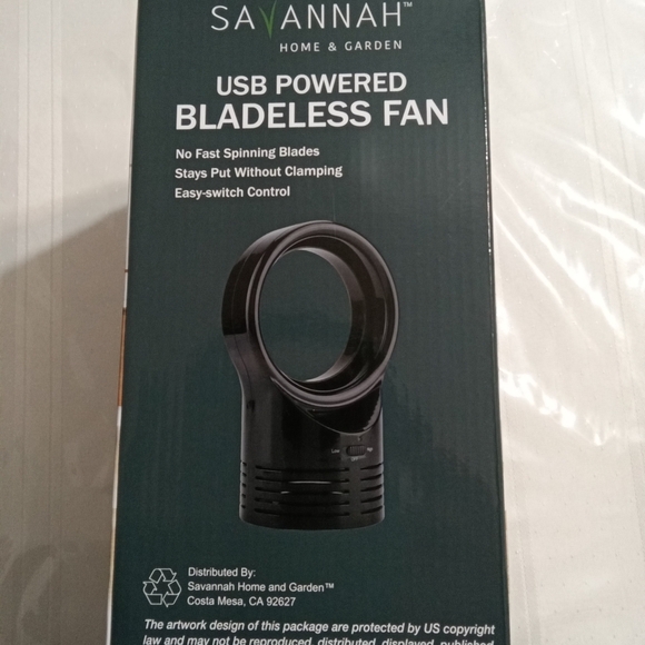 NWT SAVANNAH Bladeless Fan - Picture 2 of 3